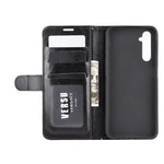 Per OPPO Realme 6 R64 Texture Custodia protettiva a vibrazione orizzontale singola con supporto e slot per schede e portafoglio e cornice per foto, For OPPO Realme 6