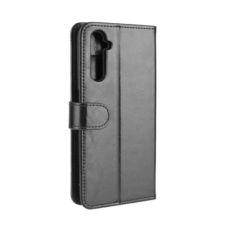 Per OPPO Realme 6 R64 Texture Custodia protettiva a vibrazione orizzontale singola con supporto e slot per schede e portafoglio e cornice per foto, For OPPO Realme 6