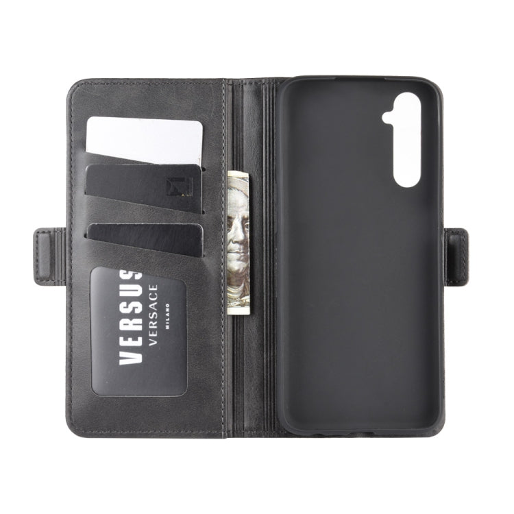 Per OPPO Realme 6 Custodia in pelle a vibrazione orizzontale con fibbia magnetica a doppio lato con supporto e slot per schede e portafoglio, For OPPO Realme 6