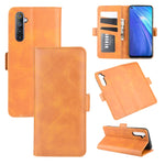 Per OPPO Realme 6 Custodia in pelle a vibrazione orizzontale con fibbia magnetica a doppio lato con supporto e slot per schede e portafoglio, For OPPO Realme 6