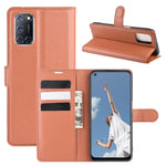 Per OPPO A72/A52 Litchi Texture Custodia protettiva a vibrazione orizzontale con supporto e slot per schede e portafoglio, For OPPO A72