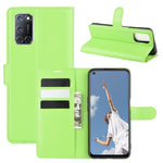Per OPPO A72/A52 Litchi Texture Custodia protettiva a vibrazione orizzontale con supporto e slot per schede e portafoglio, For OPPO A72