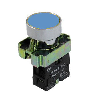 Pulsante da pannello 10A 600V blu