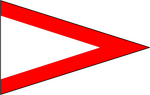 Pennello segnalazione nautica di manovra "Station" 60x75cm 8345-12-120-7196 FLAG013