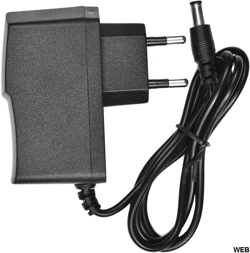 Alimentatore 9V 2A con connettore 5,5x2 mm e cavo 90 cm