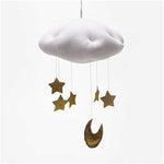 Decorazione da soffitto per cameretta bambini nuvole luna stelle