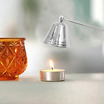 Maschera per candele in acciaio inox 23x4x4 cm