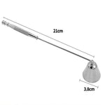 Maschera per candele in acciaio inox 23x4x4 cm