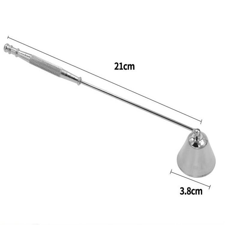 Maschera per candele in acciaio inox 23x4x4 cm