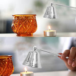Maschera per candele in acciaio inox 23x4x4 cm