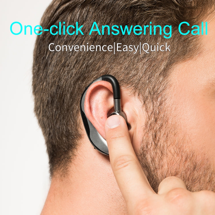 Auricolare Bluetooth senza fili con microfono e gancio