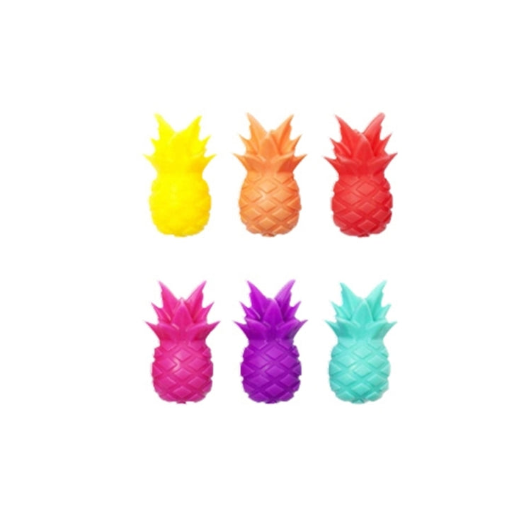 Set 5 bicchieri da vino in silicone a forma di ananas