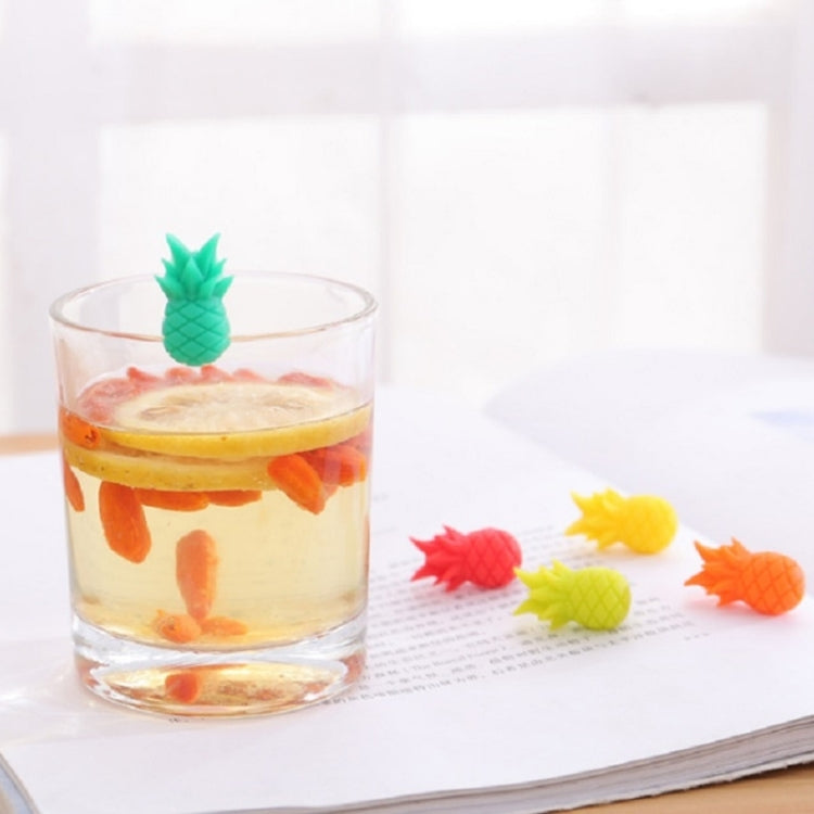 Set 5 bicchieri da vino in silicone a forma di ananas