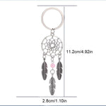 Portachiavi con perline Dream Catcher da 2 pezzi