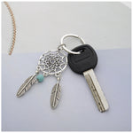 Portachiavi con perline Dream Catcher da 2 pezzi