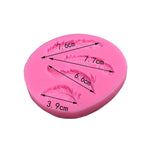 Stampo in silicone per decorare torte a forma di piuma