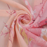 Sciarpa lunga sottile in chiffon 10 cm donna