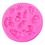 Stampo in silicone a forma di mano per dolci 15x10 cm