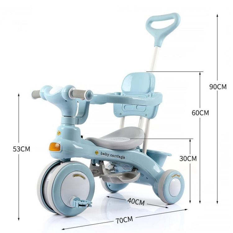 Passeggino triciclo esterno per bambini 6 mesi-6 anni