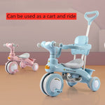 Passeggino triciclo esterno per bambini 6 mesi-6 anni