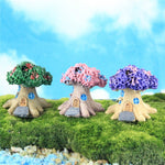 Micro paesaggio decorativo in resina 5x5x5 cm