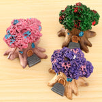 Micro paesaggio decorativo in resina 5x5x5 cm