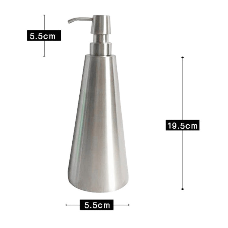 Bottiglia disinfettante mani con dispenser acciaio inox 800 ml