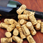 20 tappi in sughero sintetico per vino 21x40 mm