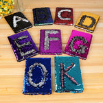 Blocco note con copertina paillettes 14,2x21 cm