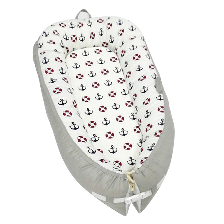 Lettino Neonato Portatile 80x50 cm in Tessuto