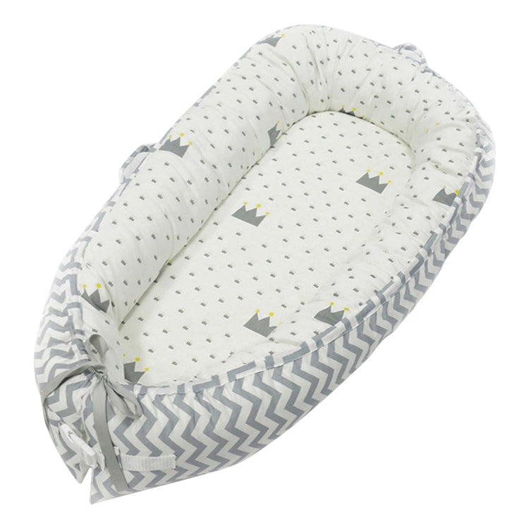 Lettino Neonato Portatile 80x50 cm in Tessuto