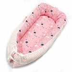 Lettino Neonato Portatile 80x50 cm in Tessuto