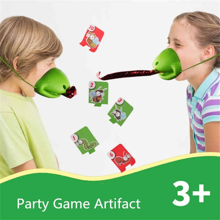 Tricky Props Lizard Tongue Snatch gioco da tavolo interattivo