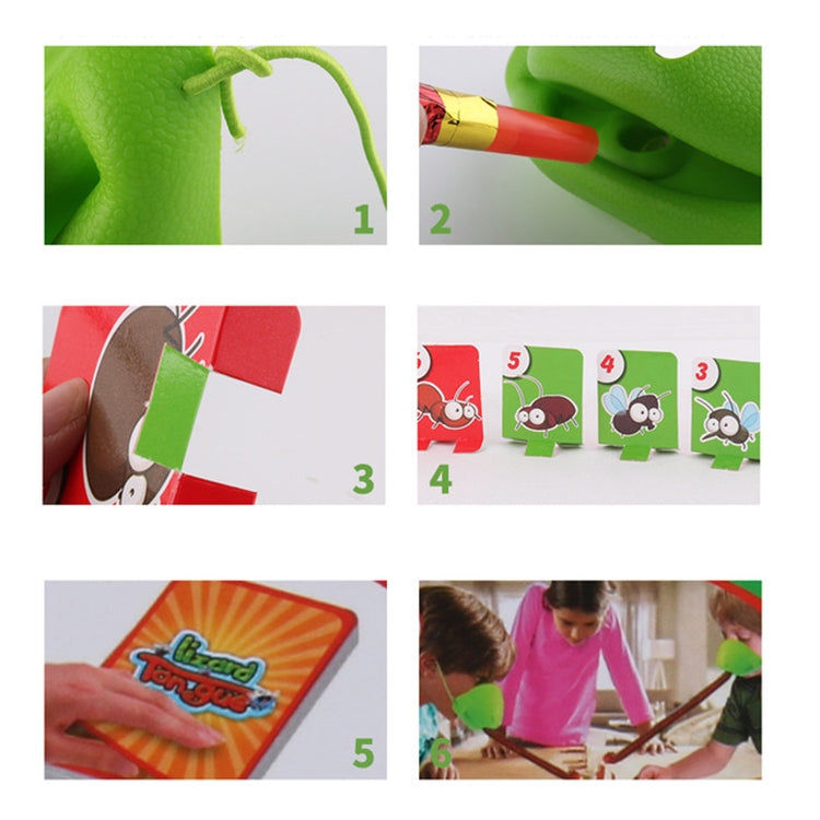 Tricky Props Lizard Tongue Snatch gioco da tavolo interattivo