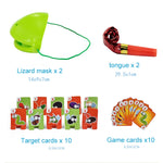Tricky Props Lizard Tongue Snatch gioco da tavolo interattivo