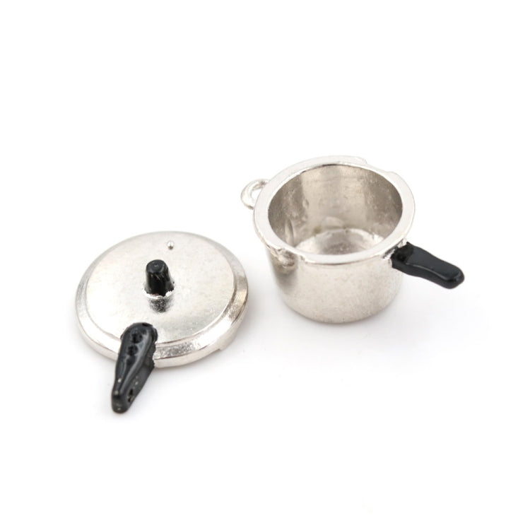 Pentola a pressione miniatura per casa delle bambole 1:12