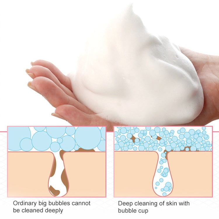 Bottiglia schiumatore detergente viso 2 pezzi