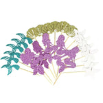 Set 24 carte decorate per cupcakes con principesse e sirene