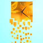 Orologio da parete a specchio 25x25 cm decorativo