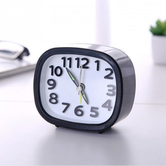 Sveglia silenziosa minimalista con allarme e luce