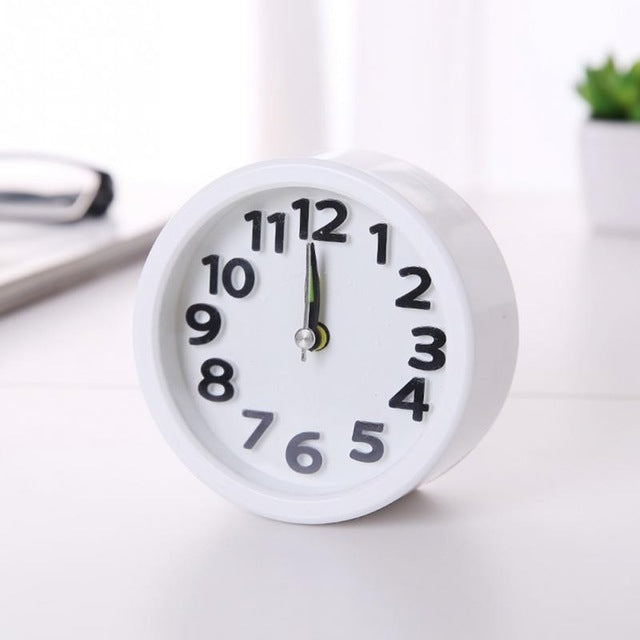 Sveglia silenziosa minimalista con allarme e luce