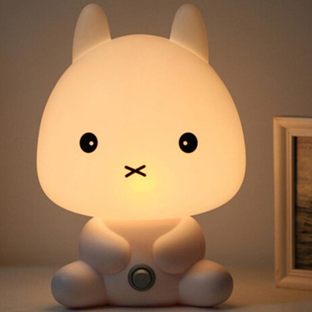 Lampada notte LED animali per cameretta bambini