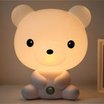 Lampada notte LED animali per cameretta bambini