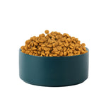 Ciotola in ceramica per gatti e cani con supporto in legno