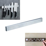 Portacoltelli magnetico da cucina in acciaio inox 30-50 cm