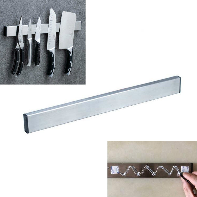 Portacoltelli magnetico da cucina in acciaio inox 30-50 cm