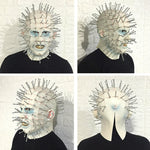 Maschera Pinhead Halloween in lattice 32x24x32 cm