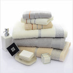 Set da bagno 3 pezzi asciugamani cotone scozzese