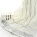 Set da bagno 3 pezzi asciugamani cotone scozzese