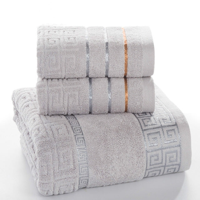 Set da bagno 3 pezzi asciugamani cotone scozzese